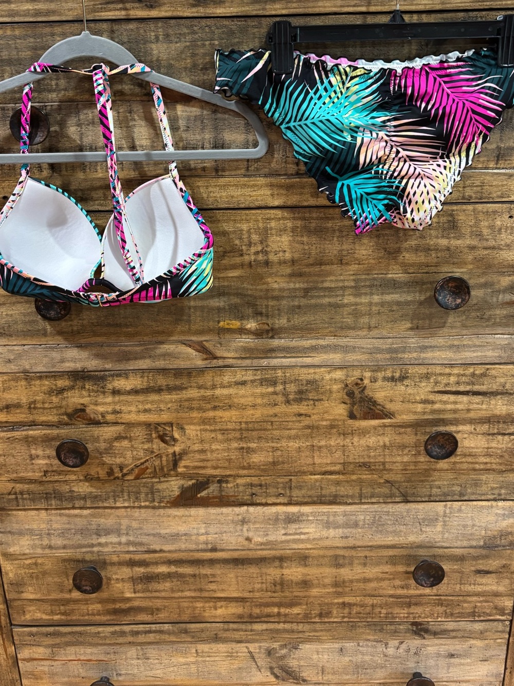 Shade & Shore Palm Print Bikini - Picture 2 of 7
